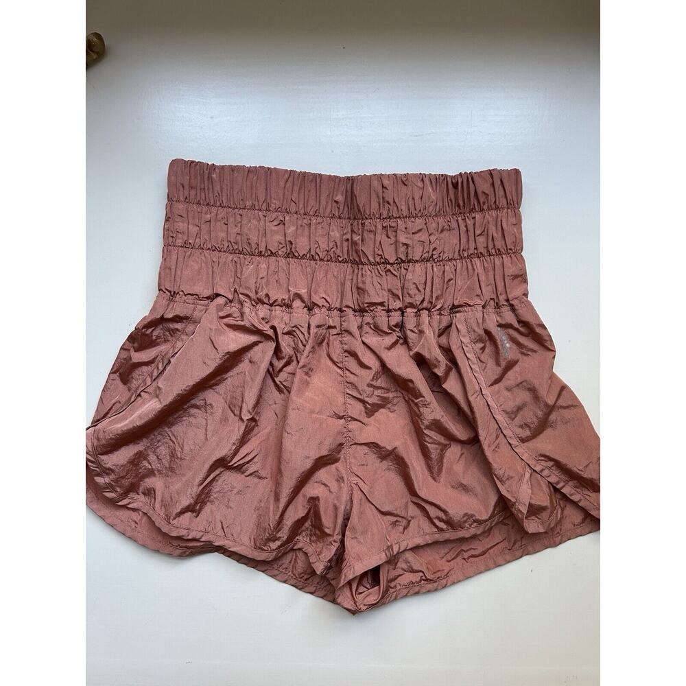 Free People Movement The Way Home Shorts Brushed Apricot Workout - Size Small